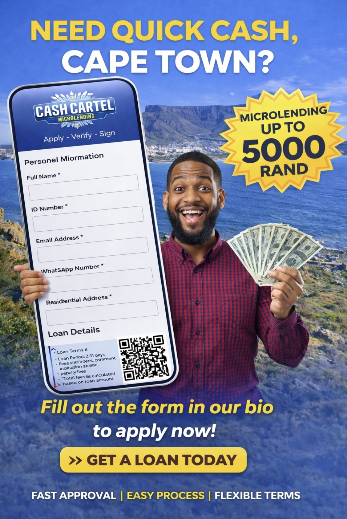 Cash Cartel — Need Quick Cash? Microlending up to R5,000